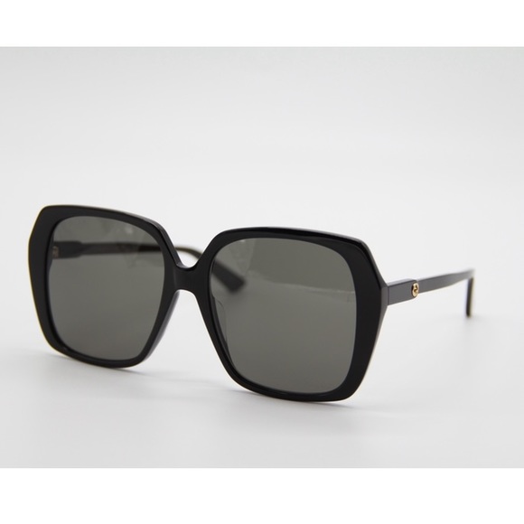 NEW GUCCI GG0533SA 001 BLACK SQURE FRAME WOMEN’S SUNGLASSES GUCCI - Picture 4 of 12